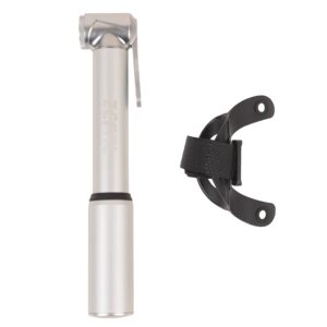 zefal road micro hand pump, silver, 165mm