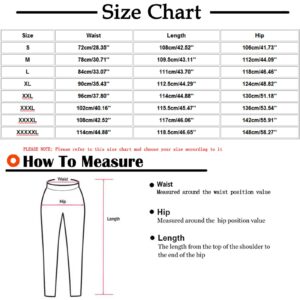 DASAYO Womens Casual Loose Long Pants Linen Sashes Straight Solid Trousers Plus Size Soft Trendy Pant Sweatpants Yoga Tights