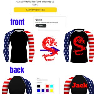 Custom Made Long Sleeve Compression BJJ Wrestling Cross Training Rash Guard- Camo Rash Guard Compression Shirt for No-Gi, Gi, & MMA