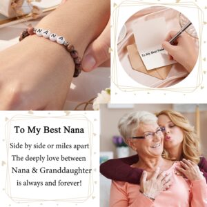 Lanqueen Nana Gifts Nana Mothers Day Gifts for Nana Bracelets Nanny Gifts Christmas Birthday Nana Bracelets for Women