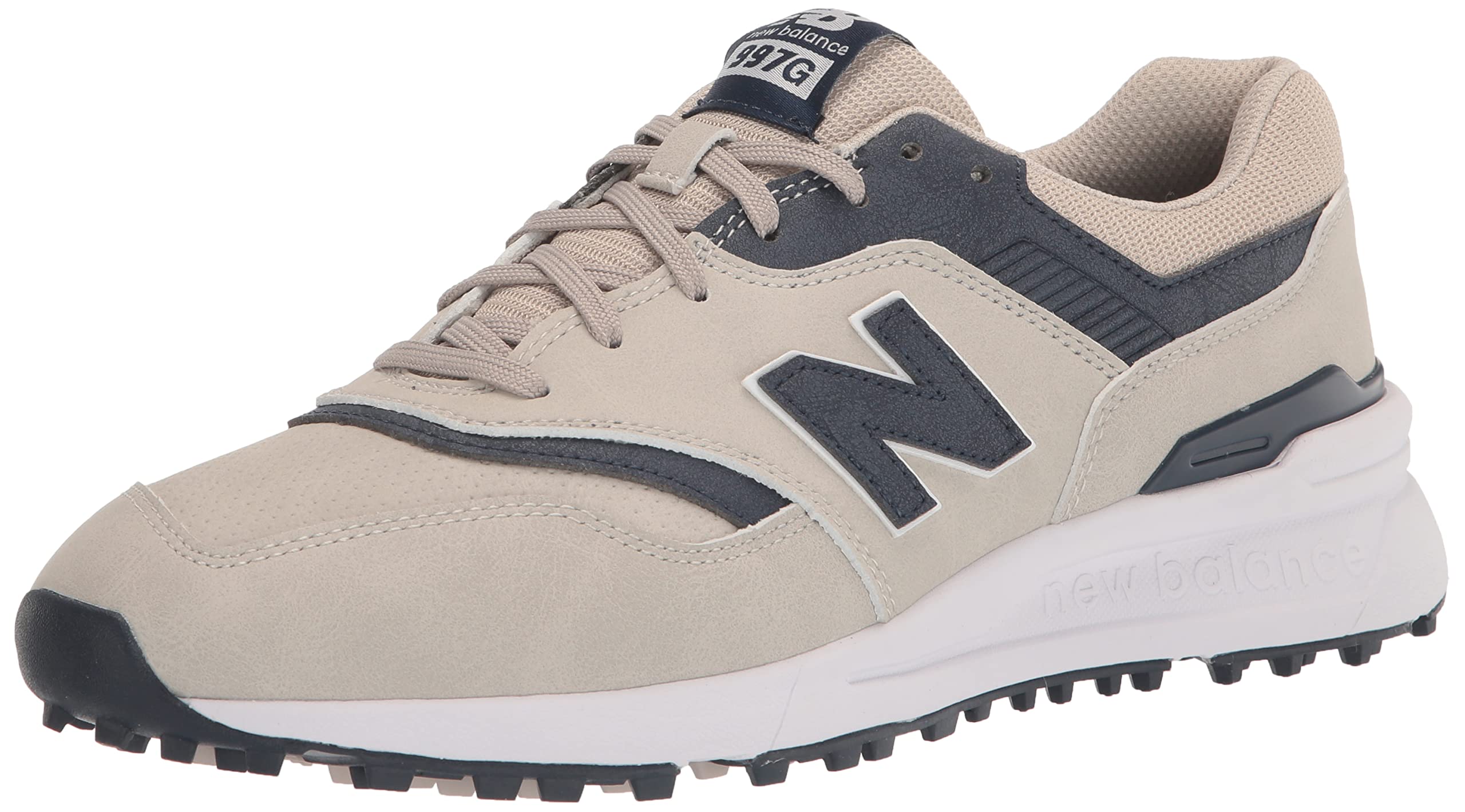 New Balance Mens 997 Sl Golf Shoe, Sand, 11.5 US