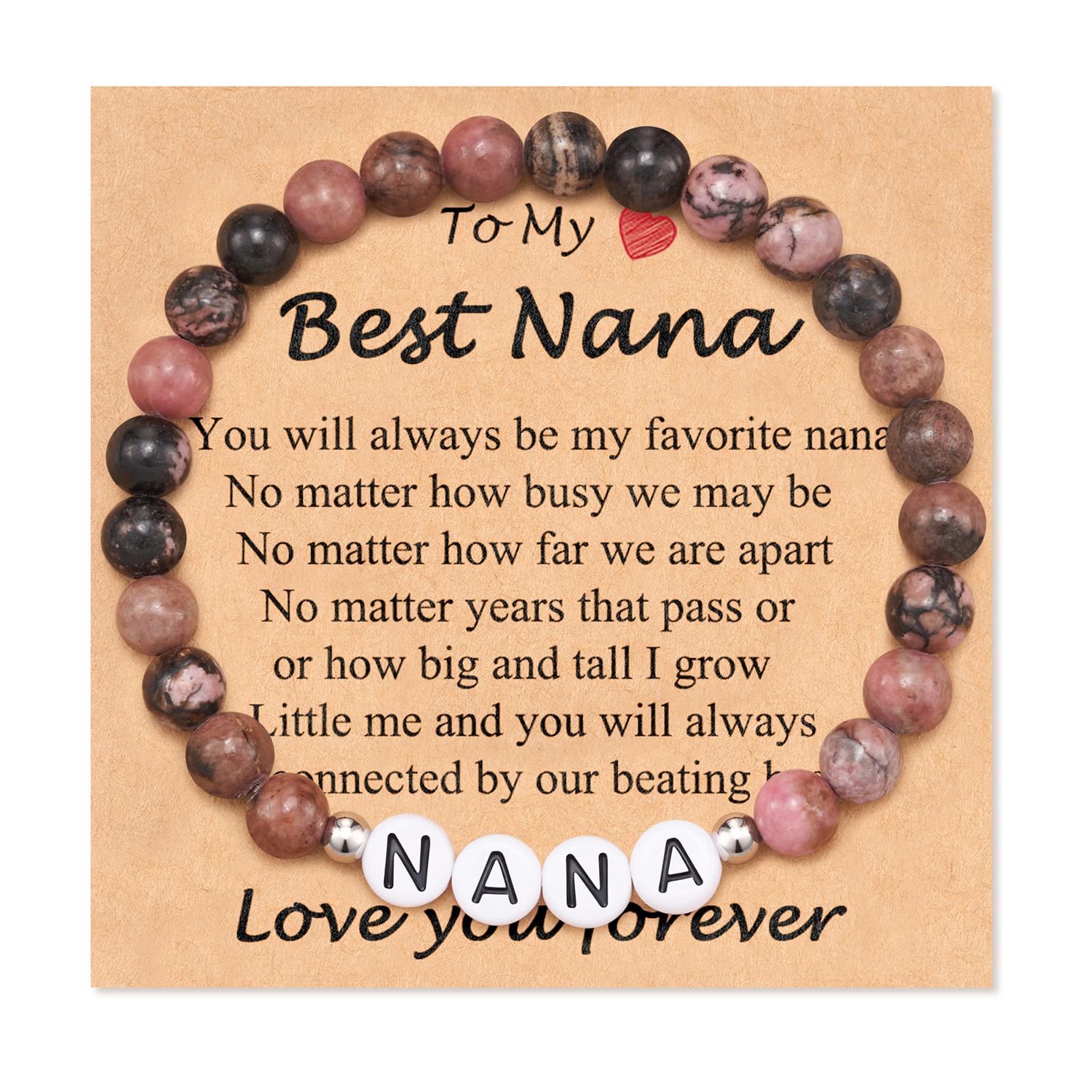 Lanqueen Nana Gifts Nana Mothers Day Gifts for Nana Bracelets Nanny Gifts Christmas Birthday Nana Bracelets for Women