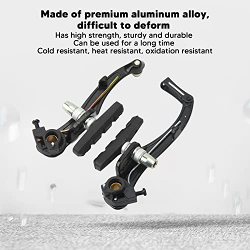 Kadimendium V Brake Caliper Set, High Strength Convenient Aluminum Alloy Bicycle V Brake Set Cold Resistant for Road Bike