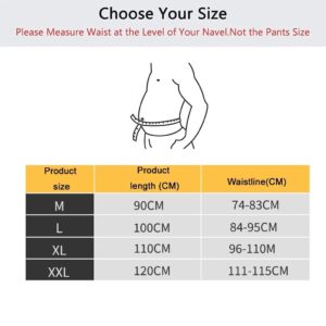 ZFF Self-Heating Waist Brace Belt Magnetic Back Brace Belt Heated Lumbar Support for Lower Back Muscle Injury Herniated Breathable Comfortable for Men and Women (Size : L/Large)