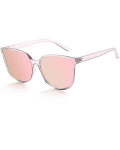 lvioe polarized sunglasses for women modern cute cat eye style uv protection ls1627s