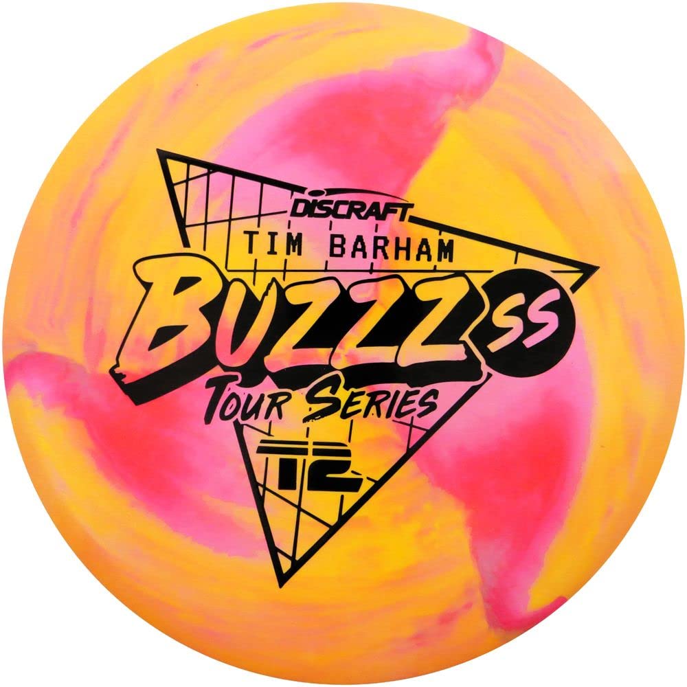 Discraft Limited Edition 2022 Tour Series Tim Barham Swirl ESP Buzzz SS Midrange Golf Disc - Colors Will Vary