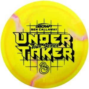 discraft limited edition 2022 tour series ben callaway swirl esp undertaker distance driver golf disc - 170-172g - colors will vary