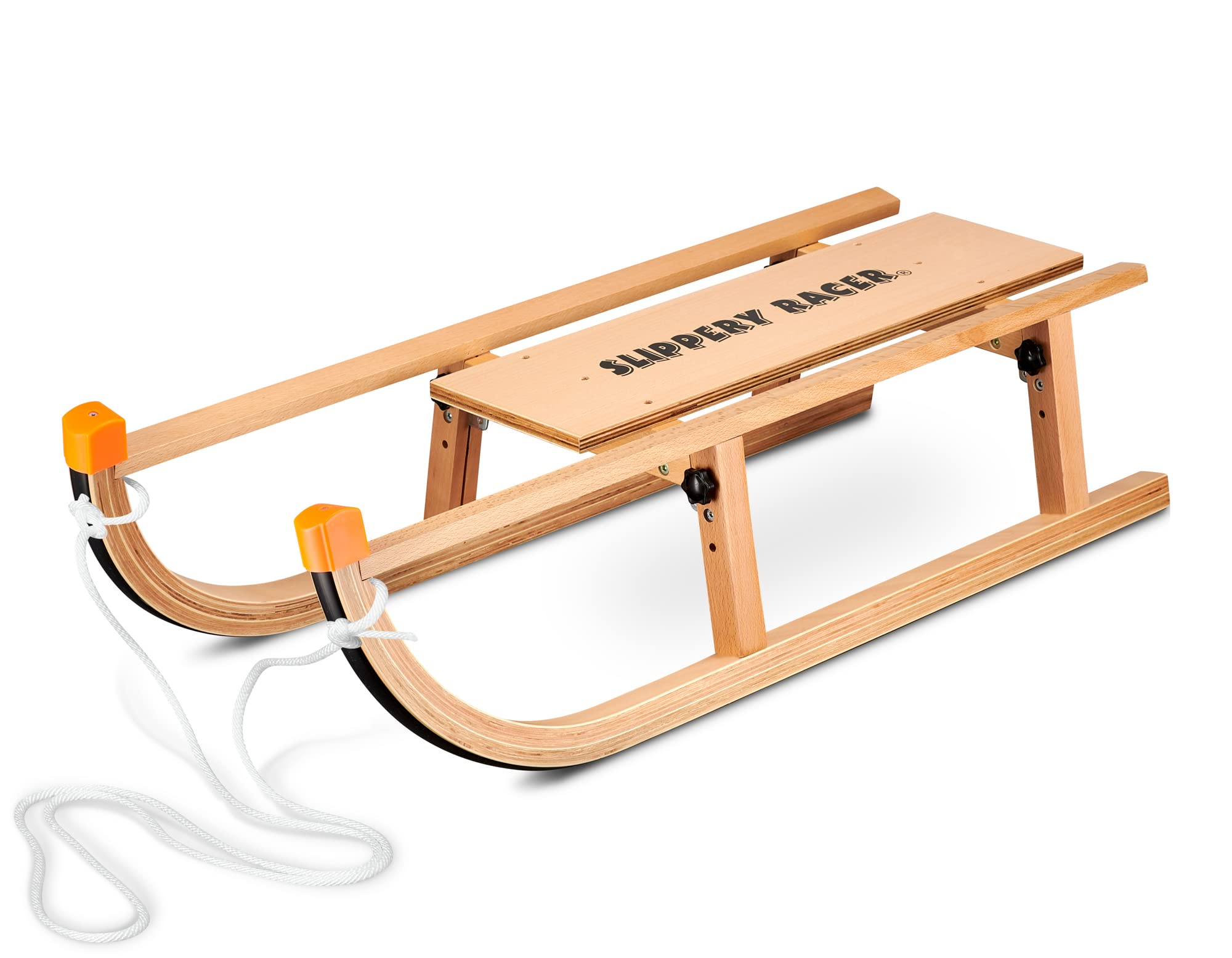 Slippery Racer Kids Wooden Foldable Snow Sled