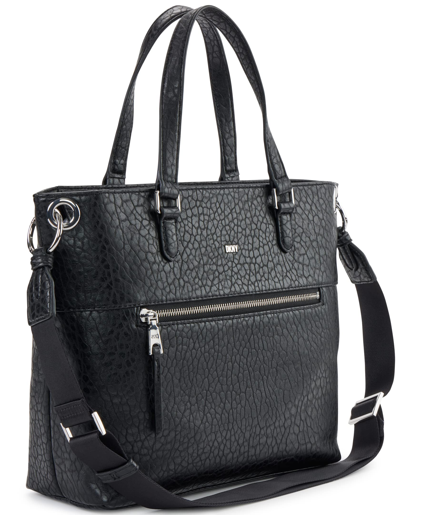 DKNY Gregorio Tote, Black/Silver