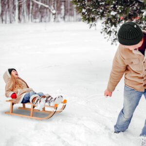 Slippery Racer Kids Wooden Foldable Snow Sled