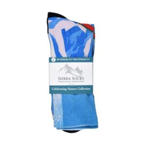 Sierra Socks Slippery Slopes Pattern Unisex Socks - XL-Men Shoe Size (13+) / Buy 1 pr.