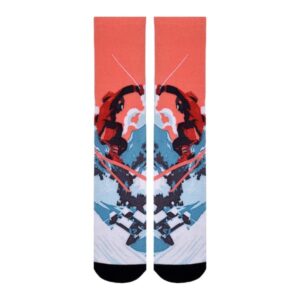 Sierra Socks Alpine Racer Pattern Unisex Socks - XL-Men Shoe Size (13+) / Buy 1 pr.