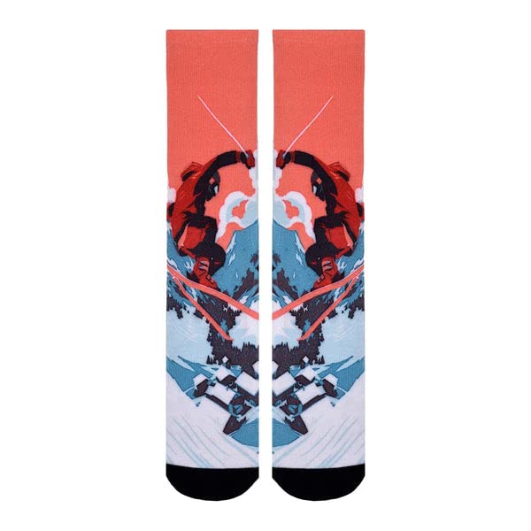 Sierra Socks Alpine Racer Pattern Unisex Socks - XL-Men Shoe Size (13+) / Buy 1 pr.