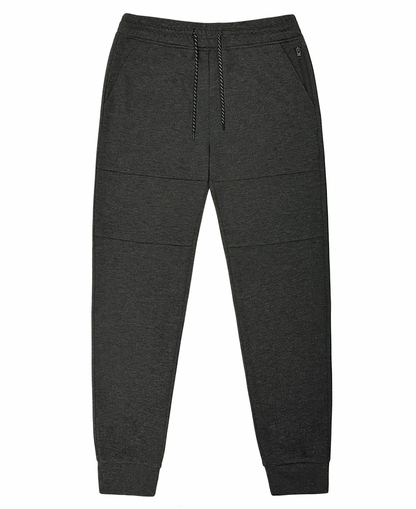 Southpole Men's Basic Lightweight Tech Fleece Jogger Pants, Heather Charcoal, X-Large