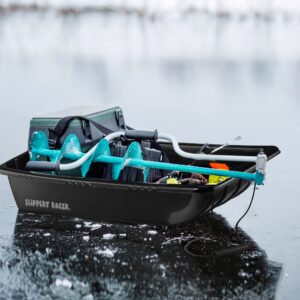 Slippery Racer Heavy Duty Durable Multi Purpose Utility Sled for Hauling, Supplies, Equipment, Gear, Hunting, ice Fishing and Wood.