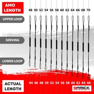 SAMICK SPORTS Dacron Bow String Replacement for Archery Recurve Traditional & Longbow Bows Bowstring - Sizes 12, 14, 16 Strands - Length Sizes 44-70 Inches