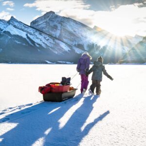 Slippery Racer Heavy Duty Durable Multi Purpose Utility Sled for Hauling, Supplies, Equipment, Gear, Hunting, ice Fishing and Wood.