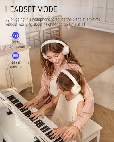 Donner DDP-100 Digital Piano White with Piano Bench