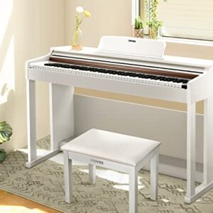 Donner DDP-100 Digital Piano White with Piano Bench