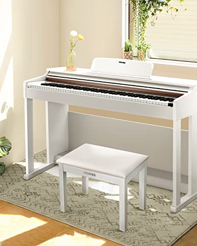 Donner DDP-100 Digital Piano White with Piano Bench