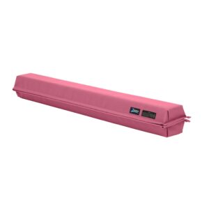 Z-Athletic Gymnastics Training Foldable Foam 8-Foot Floor Balance Beam for Kids, Pink