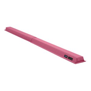 Z-Athletic Gymnastics Training Foldable Foam 8-Foot Floor Balance Beam for Kids, Pink