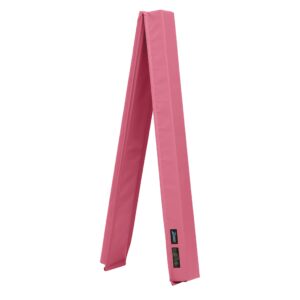 Z-Athletic Gymnastics Training Foldable Foam 8-Foot Floor Balance Beam for Kids, Pink