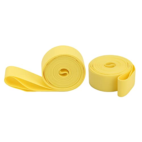 Raguso Bike Tire Pad, Flexible Bike Strip Rim Tape High Elasticity Firm PVC for 700C Road Bike Wheel Set