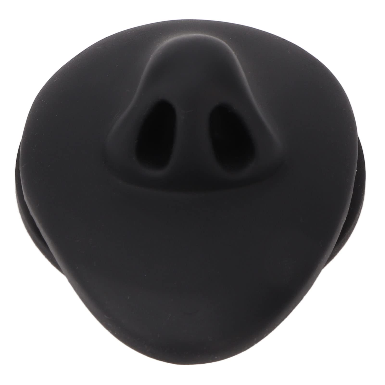 Black Silicone Nose Model,Simulated Soft Silicone Fake Nose Model for Piercing Acupuncture Practice,Nose Nose Stud Jewelry Display