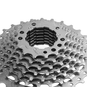 Road Bike Freewheel, Weight Reduction Cassette Freewheel Runs Smoothly Concave and Convex Tooth High Accuracy Tooth Ratio Anti Rust Treatment for Cycling