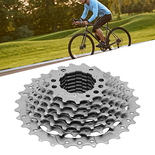 Road Bike Freewheel, Weight Reduction Cassette Freewheel Runs Smoothly Concave and Convex Tooth High Accuracy Tooth Ratio Anti Rust Treatment for Cycling