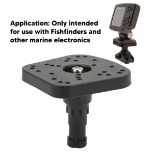 Sounder Mount, Rugged Quick Removal Fishfinder Mount Wearproof ABS Metal for Marine Electronic