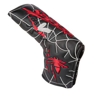 Topblux Spider Embroidery Golf Club Blade Putter Head Cover Spider Headcover