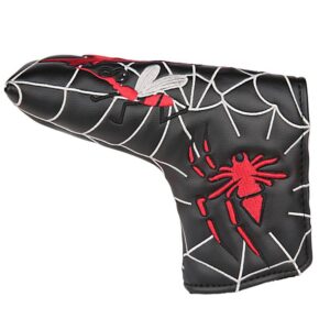 topblux spider embroidery golf club blade putter head cover spider headcover