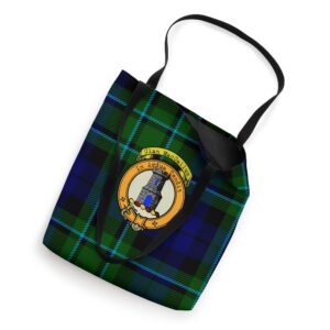 MacCallum Clan Scottish Crest and Tartan Tote Bag