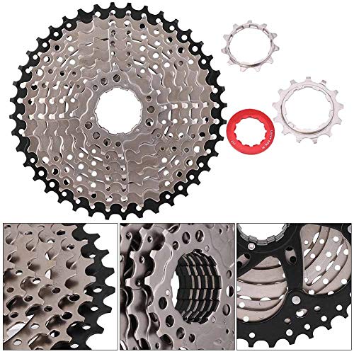 Kadimendium Road Bike Freewheel, Simple Installation High Tensile Professiona Road Bike Sprocket for Road Bike for 9 Speed Bike