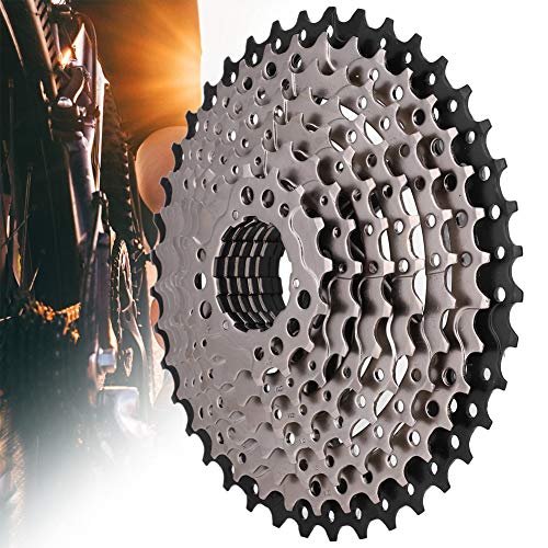 Kadimendium Road Bike Freewheel, Simple Installation High Tensile Professiona Road Bike Sprocket for Road Bike for 9 Speed Bike