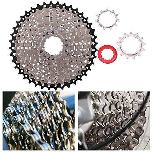 Kadimendium Road Bike Freewheel, Simple Installation High Tensile Professiona Road Bike Sprocket for Road Bike for 9 Speed Bike