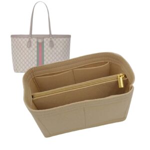 Lckaey Purorganizer is used for ophidia medium tote bag lining storage bag insert3010khaki-B