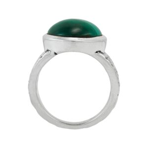 Silpada 'Shimmering Hope' Sterling Silver Malachite Ring, Size 8, Size 8