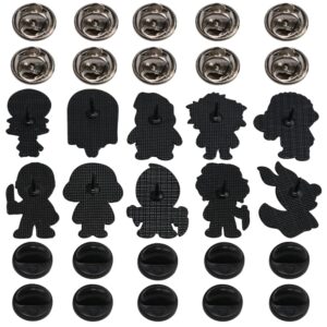 10 Pieces Cartoon Metal Brooch Women Cute Pins Backpacks Brooches for Birthday Gifts BR-B