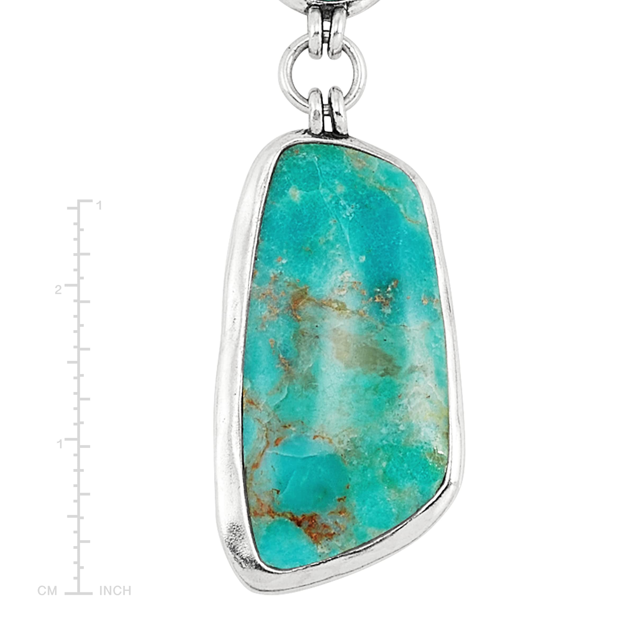 Silpada 'Your Blue Lagoon' Sterling Silver Turquoise Necklace, 18" + 2"