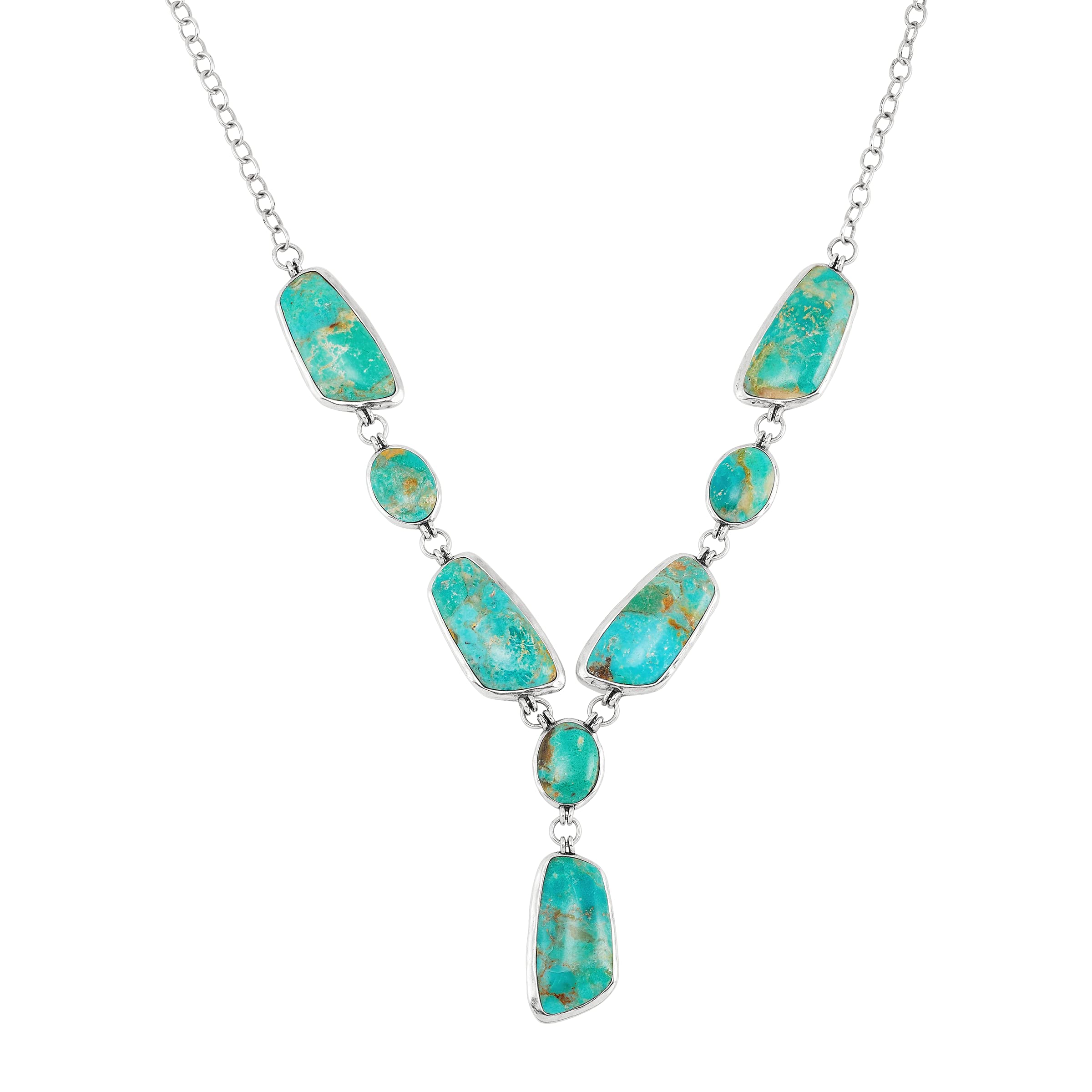 Silpada 'Your Blue Lagoon' Sterling Silver Turquoise Necklace, 18" + 2"