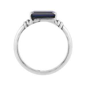 Silpada 'Mediterranean Blue' Sterling Silver Lab-Created Sapphire Ring, Size 8, Size 8