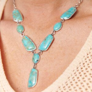 Silpada 'Your Blue Lagoon' Sterling Silver Turquoise Necklace, 18" + 2"