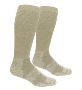 covert threads ice military boot sock - sand, x-large