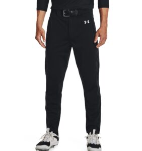 under armour men's ua vanish pro baseball pants - 1367352-001 - black/white - s