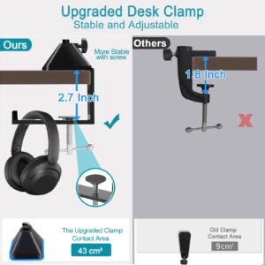 Boom Arm, Aveek Foldable Desktop Mic Boom Arm Fully Adjustable Scissor 360°Rotatable Microphone Arm Stand with Desk Mount Microphone Clip 3/8" - 5/8" Adapter for Blue Yeti Snowball HyperX QuadCast