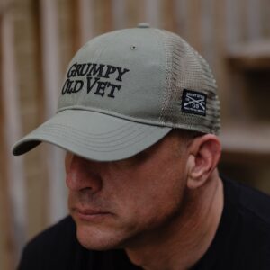 Grunt Style Grumpy Old Vet Hat (Green, One Size)