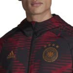 adidas GERMANY 2022 DNA WINDBREAKER (BLACK/TACTILE GOLD MET,MEDIUM)